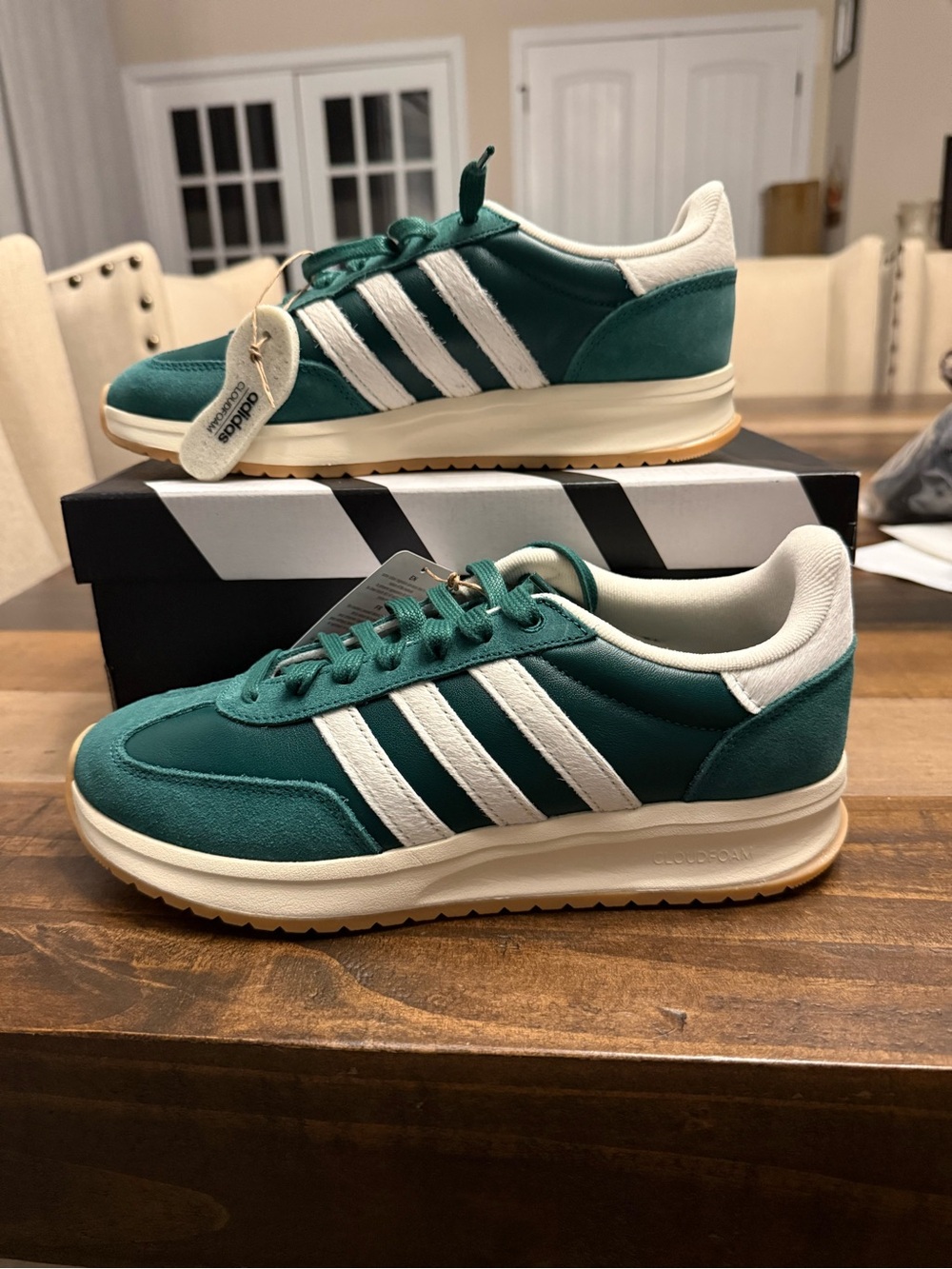 adidas Run 70s 2.0 Shoes in Collegiate Green